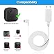 Itramax Netzkabel 6M und Adapter (1 Stück) für Blink Outdoor 4 Kamera,Flaches USB C Ladekabel für Blink Outdoor 4. Generation,Wasserdichtes Ladeverlängerungskabel für Neue Blink Outdoor 4 Kamera
