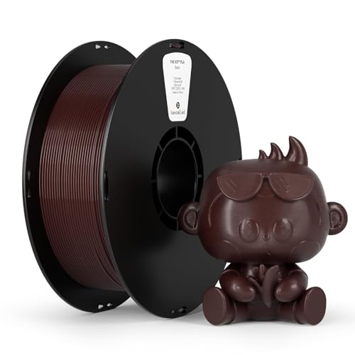 kexcelled PLA Filament, 1.75 mm, Low Odor, Easy to Print, Chocolate, 1 kg