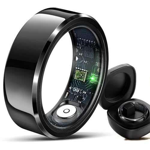 Hittopss Smart Ring, Fitness Sleep Health Tracker Rings For Men Women cover