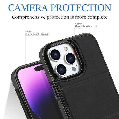 Coque de protection fine iPhone 17 Pro en cuir blanc de qualité supérieure - 4