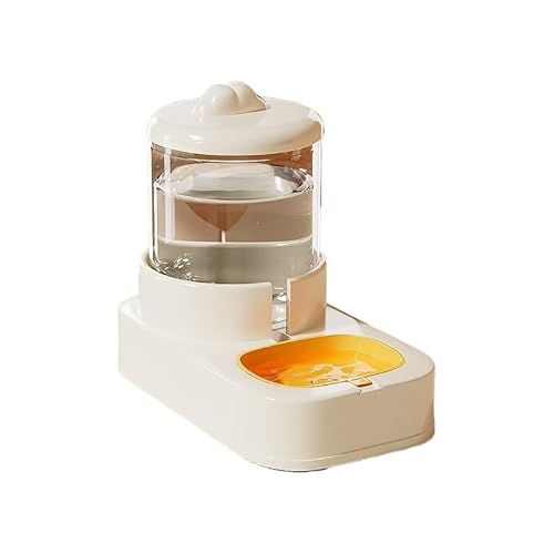 Movni 猫用給水器と自動給餌機 一体化 虹吸式 パイプ構造 大容量2200ml 自動給水・給餌 水・餌の補充 すっきり出穀口 防転倒設計 可洗浄 カットレッド/スカイブルー/サクラピンク 3色展開 猫・犬対応