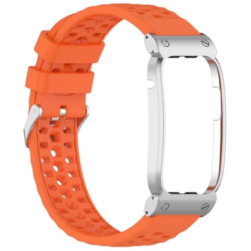 ���� �ی�t���[����̌^ + ���� �o���h For Garmin CIRQA Smart Band �V���R���� �\�t�g�ȃX�|�[�c�o���h �X�g���b�v �ʋC�o���h �h�� �j�����p