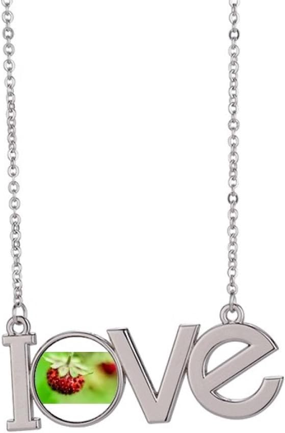 Fresh Berry Picture Nature Photograph Love Necklace Pendant Charm Jewelry