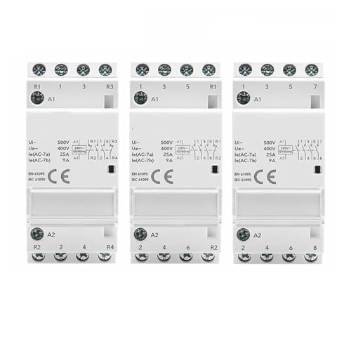 Din Rail a-utomatic ���W�����[�ƒ�p�R���^�N�^ AC230V 4P 25A 4NO 2NO2NC 3NO1NC 50/60Hz(4P 25A 4NC)