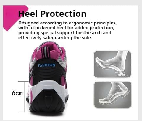 Waterproof Low Top Hiking Sneakers for Women Air Cushion Cushioning Non-Slip Comfortable Trekking Sneakers - Ideal for Outdoor Trekking, Walking, and Running