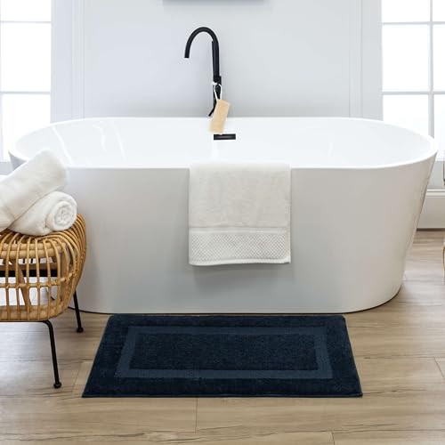 Mohawk Home Prestige Casual Solid Navy Blue 2' X 3' 4