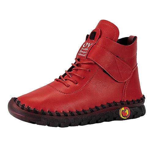 JokeLomple Bottines de Moto pour Hommes - Grandes...