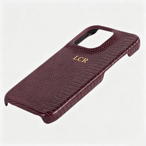 ZIPULIS Personalized Initials Leather Case