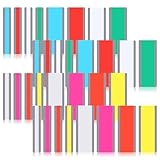 32PCS Guided Reading Strips, Colored Highlight Dyslexia Reading Tools, 2 Sizes Color Overlay Readings Tracker for Kids Children Assistant Helps Dyslexia, Teacher Must Have
