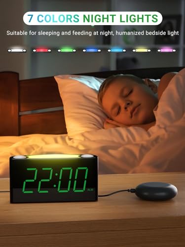 Pplee PPLEE-1008I-GN Extra Loud Vibrating Alarm Clock thumb #3