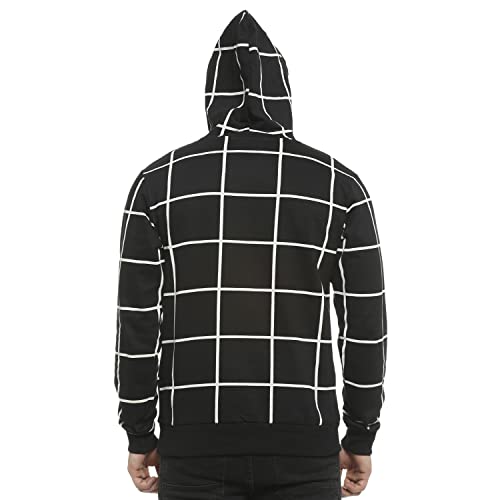 Image of CAHOOT Men's Regular Fit Sweatshirt with Hoodie for Casual Wear | Cotton Full Sleeve Sweatshirt Crafted with Comfort Fit and High Performance for Everyday Wear