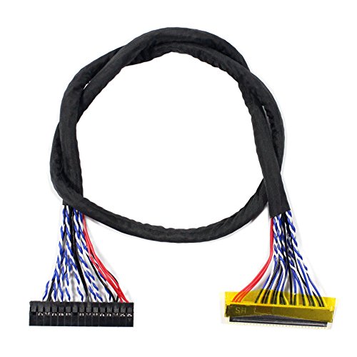 LVDS Kabel FIX-30P 2 ch, 6 bit, 40 cm lang Signal inteface Cable 30 Pin LVDs