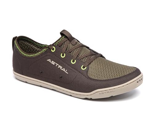 Astral Loyak Men's Water Shoes, Lightweight, Breathable, and Grippy Footwear for Water Sports and Casual Wear, Hellbender Brown Size M9