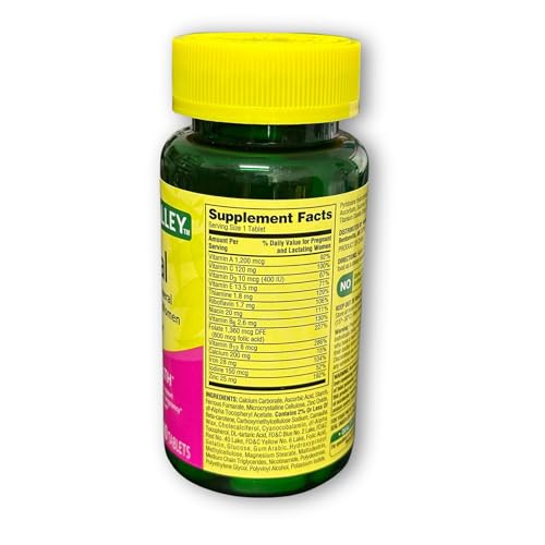 Image of Prenatal Vitamins- Multivitamin Multimineral for Pregnant and Nursing Women Supplement Tablets 100 Ct, Boxed By Fusion Shop Store