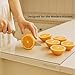 Acrylic Cutting Board with Counter Lip, Clear Cutting Boards for Countertop Protector, Non-Slip Cutting Board for Kitchen Counter, Aesthetic Kitchen Decor Gadgets House Warming Gifts(16.1