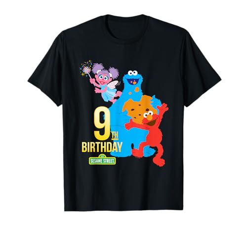 T-shirt Sesame Street 9th Birthday idée cadeau originale 9 ans