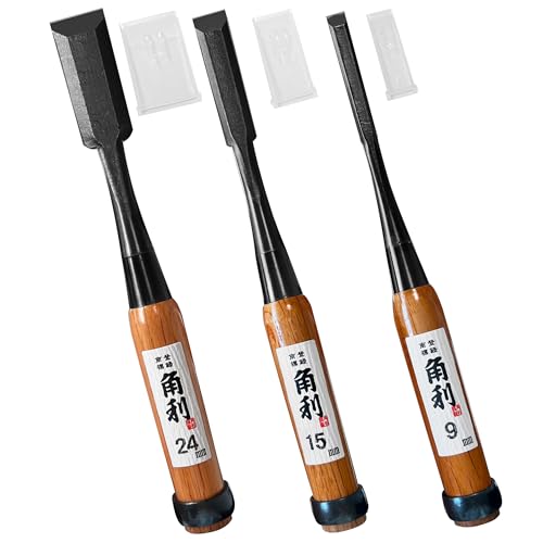KAKURI Japanese Wood Chisel Set...