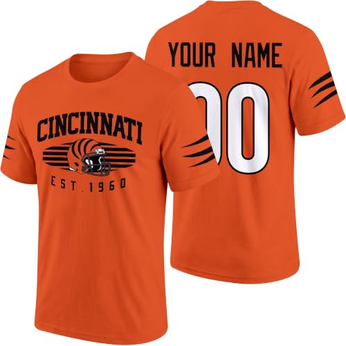 Image of T-Shirt Custom Name and Number Personalized Gifts | Crewneck Short Sleeves T-Shirt for Men S-4XL