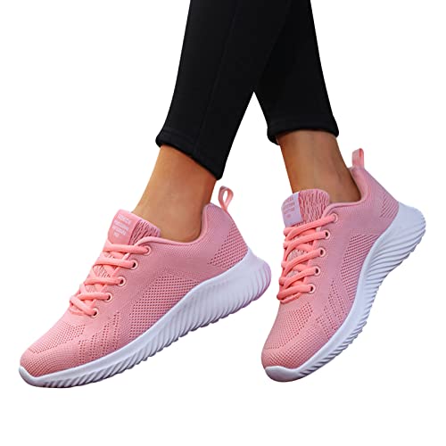 FGUUTYM Zapatillas deportivas para mujer, 42 zapatos informales, zapatillas de fitness, correr, deportes, zapatos casuales, zapatos individuales, malla transpirable, zapatos planos, zapatos de mujer,