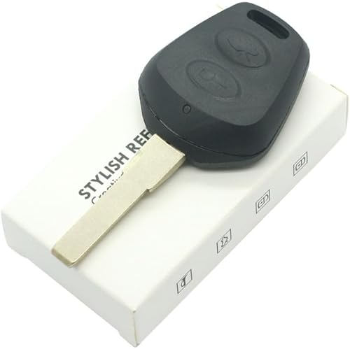 Miniatura 2 de SEGADEN Funda de llave de repuesto compatible con Porsche 911 996 Boxster S 986, llave remota de entrada sin llave de 2 botones, llavero PG920B
