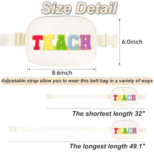 Teacher Appreciation Gifts for Women, Thank You End of Year Retirement Gifts for Best Teacher Fanny Pack Crossbody Bag