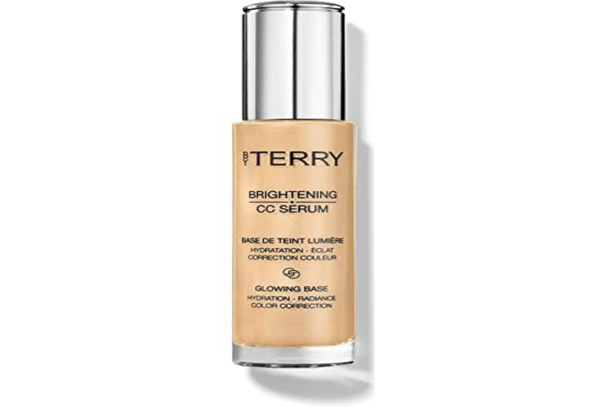By Terry Brightening CC Serum, Hydrating, Brightening, Illuminating & Color Correcting Skin Primer For Your Face, Apricot Glow, 1 fl oz