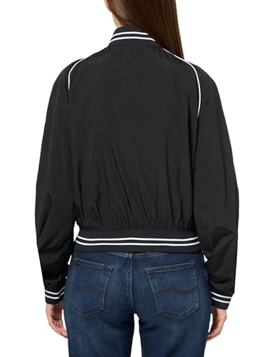 HUGO Women's Cropped Varsity Zip Up Jacket2