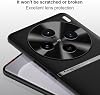 QUIETIP Funda Rígida Compatible con vivo X100 Pro 5G, Delgada, a Prueba de Golpes, Carcasa Vegetariana con Protección de Lente Metálica, Negro 6