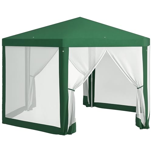 Outsunny 13' x 11' Outdoor Party Tent, Hexagon Sun Shade...