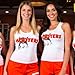 Ripple Junction Classic Waitress Role Play Costume Uniform Outfit w/Tank Top Shorts Adult Women's M Orange White