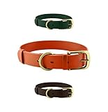 Tuff Pupper Collar clásico para Perro Resistente | 10 Veces más Resistente Que el Cuero | Collar para Perro 100% Impermeable y a Prueba de olores | Hardware Totalmente metálico Resistente oxidación