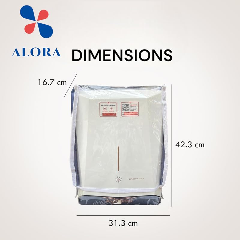 Image of Alora Body Protective Cover Compatible With Aquaguard Crystal| Mist Nxt Uv Water Purifier Model (White)