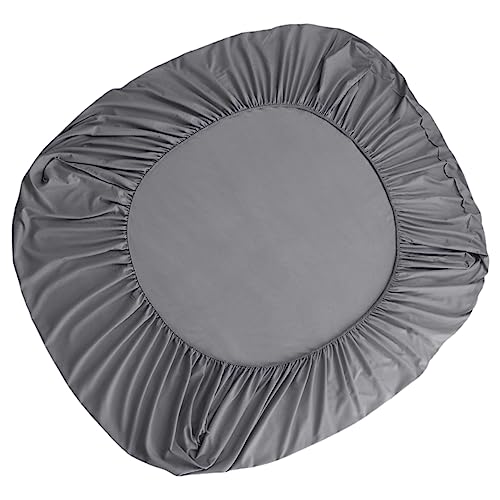 Cabilock Comfortable Fitted Sheet Breathable Non Slip Mattress Cover Grey for Home Use for Simple Hotel Style Bedding