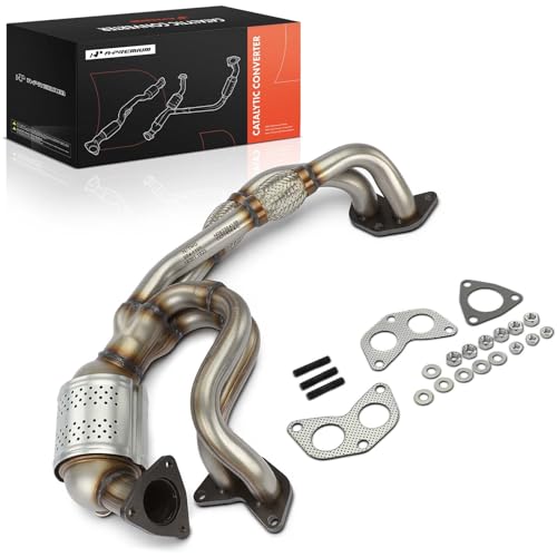 Exhaust Finisher - 2022 Subaru WRX 7 A-Premium Front Catalytic Converter Kit Direct-Fit Compatible with Subaru Forester 2006-2010, Outback Legacy 2006-2012, Impreza 2006-2011 & Saab 9-2X 2006 H4 2.5L, EPA Compliant