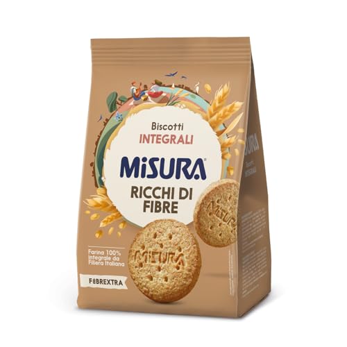 Misura Fibrextra, Biscotti Integrali, Ricchi in Fibre