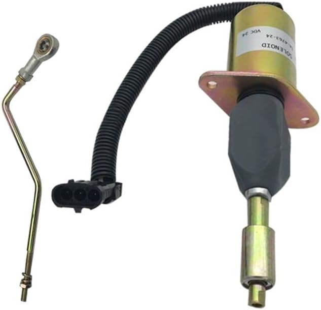 Fuel Stop Solenoid 3935457 3935459 SA-4762-24 SA-4763-24 For Cummins Excavator 6CT Diesel Engine 4BT 6BT 5.9L 8.3L C8.3-250 Aftermarket Parts