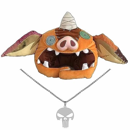 SaditY Bokoblin Hat Mask Game Cosplay Necklace Costume Decorative Props Keychain Accessories