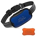 Anti Barking Dog Collars Rechargeable Stop Dog Barking Device Humane 7 Adjustable Levels Beep and Vibration Working Modes Dog Bark Collar for Small Medium Large Training Dogs No Barking (Dark Blue)