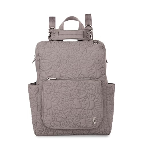 Sakroots Women\'s Loyola Convertible Backpack, Mushroom Spirit Desert Quilted, 10.75IN x 4.75IN x 15IN - Thumbnail 5