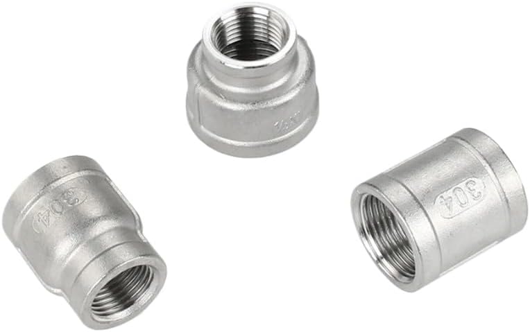 NI-32AX75L-SUS304 | ステンレス鋼製ねじ込み管継手パイプニップル | 吉年 | MISUMI(ミスミ) 304ステンレススチールインナーパイプカップリング1個 1/5.1 cm-2.5 cm BSP メスねじ縮小接続パイプ継手 NSIX