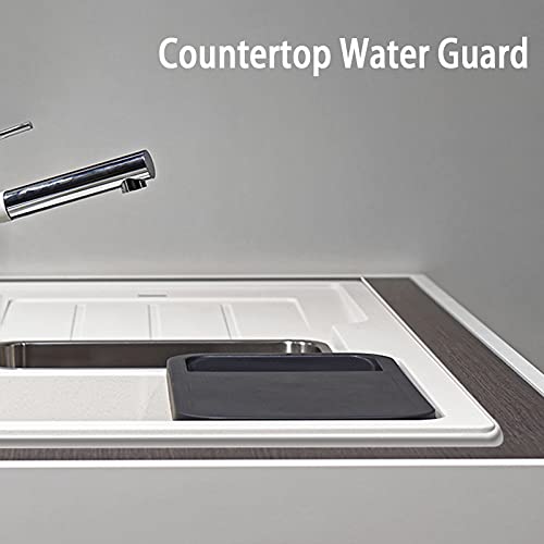 39 Inches Shower Water Guard Shower Dam Shower Splash Guard Threshold Seal Strip Self-Adhesive Kitchen Water Blocking Strip Water Dam Water Barrier For Kitchen Sink, Bathroom, Shower #TOP4