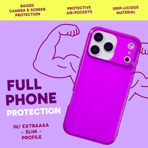 Coque antidérapante iPhone 17 Pro violette anti-chute SteepLab - 3