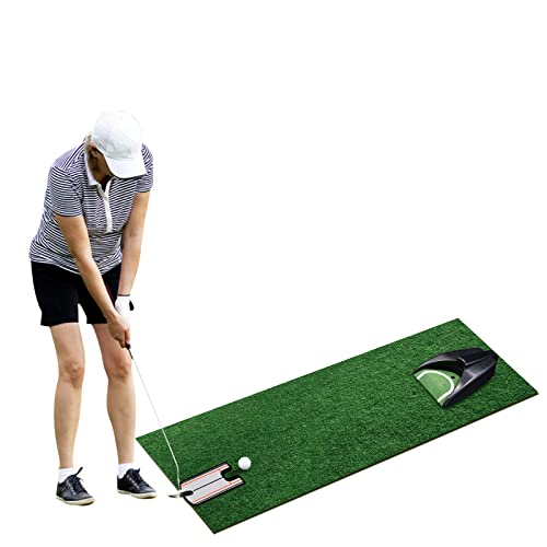 Shu-Ran Golf Putting Cup, Automatic Golf Return Machine With Golf Putting Alignment Mirror,Golf Putting Mirror And Ball Return Machine, Golf Training Aid Gifts For Indoor & Outdoor Use #TOP1