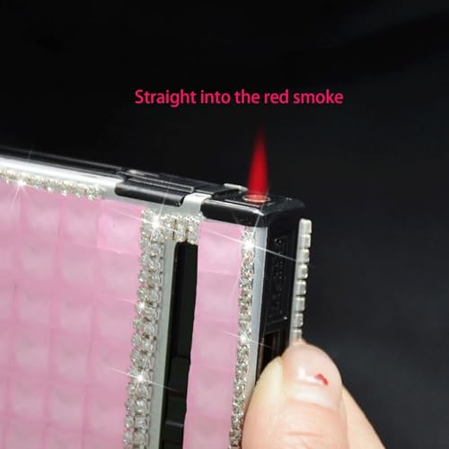 Estuche para cigarrillos con encendedor TARVIT 2 en 1 morado miniatura 2