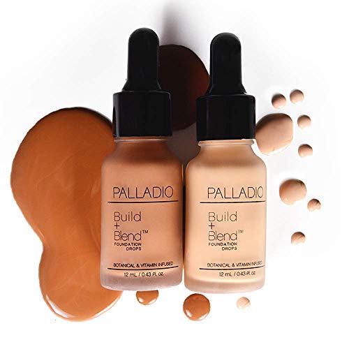Palladio Build + Blend Foundation Drops Porcelain 0.43 Ounce #TOP2