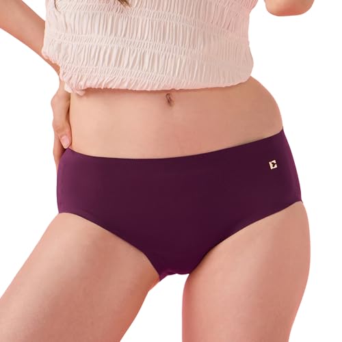 Image of Enamor Innovations Invisi, Fit Flex, No Visible Panty Lines, All Day Comfort, Mid Waist Brief Panty for Women - Antimicrobial with Stain Release, Bonded Free Cut, Regular Coverage - IP02