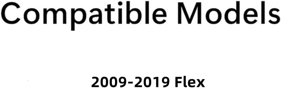 Passenger Right Sides Front Windshield Outer Pillar Trim Molding Compatible with Ford Flex 2009-2019 Models