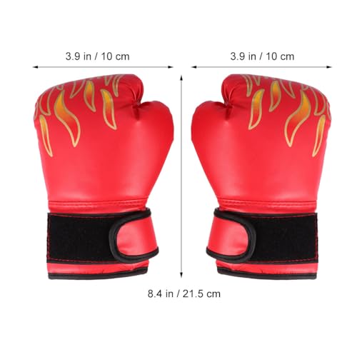 Guantes de boxeo para niños SOIMISS en PU resistente con protectores de nudillos 2