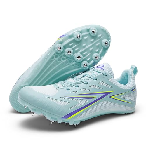 Chaussures de sprint légères pointes amovibles athlétisme compétition piste respirantes