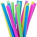 ALINK 100 Extra Large Plastic Bubble Tea Smoothie Straws, 1/2" Wide X 8 1/2" Long Wide Boba Straws